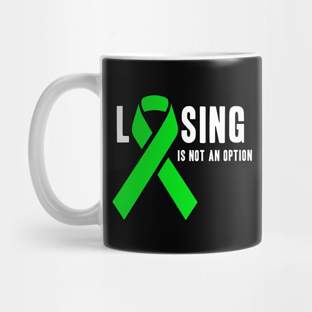 Losing Is Not An Option Mental Health Awareness by Color Fluffy